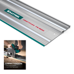 Новинка! Направляющая шина 1500 х 185 мм KRAFTOOL KRAFTFLEX FS-1500 для погружных пил, лобзиков 32432-1.5