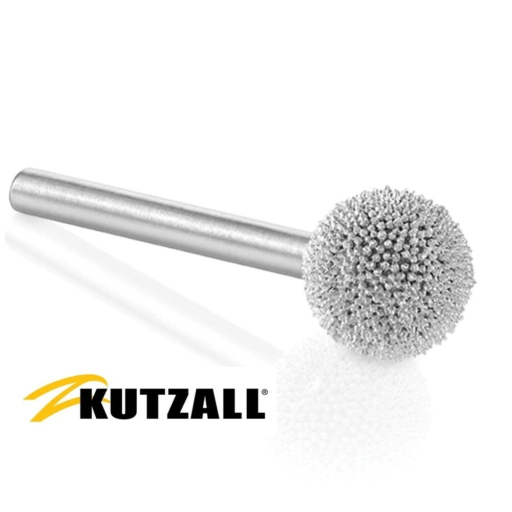 СКИДКИ ХИТ! Шлифовальная головка Kutzall шарообразная D 9.5 мм Coarse (Original) хвостовик 3,1 мм М00017708