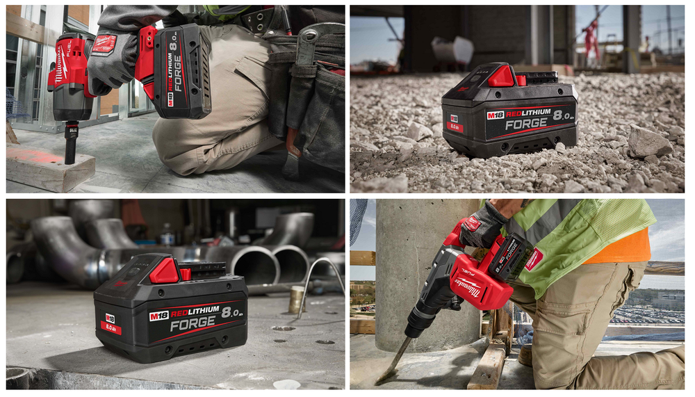 Новинка! Аккумулятор Milwaukee M18 FB8 FORGE 8.0 Ач 4932492131