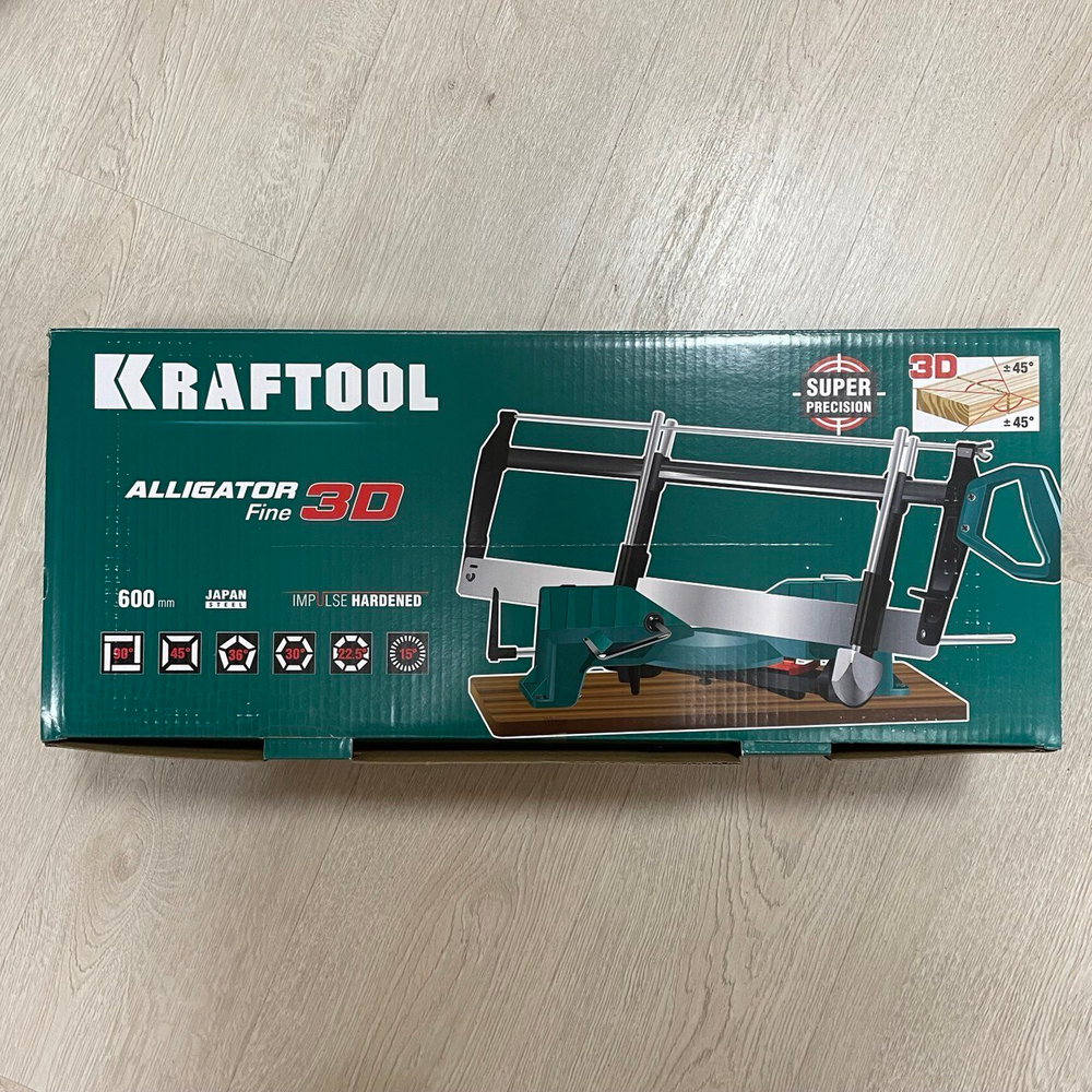 Новинка! Стусло прецизионное поворотно - наклонное Alligator Fine 3D 600 мм KRAFTOOL 15451-600