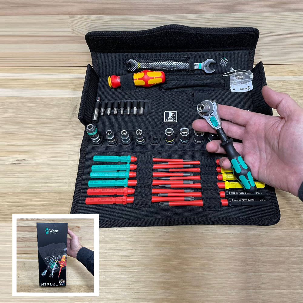 АКЦИЯ WERA ХИТ! Набор сервисный 35 предметов Инструменты для электриков Kraftform Kompakt W 1 VDE WERA WE-135926