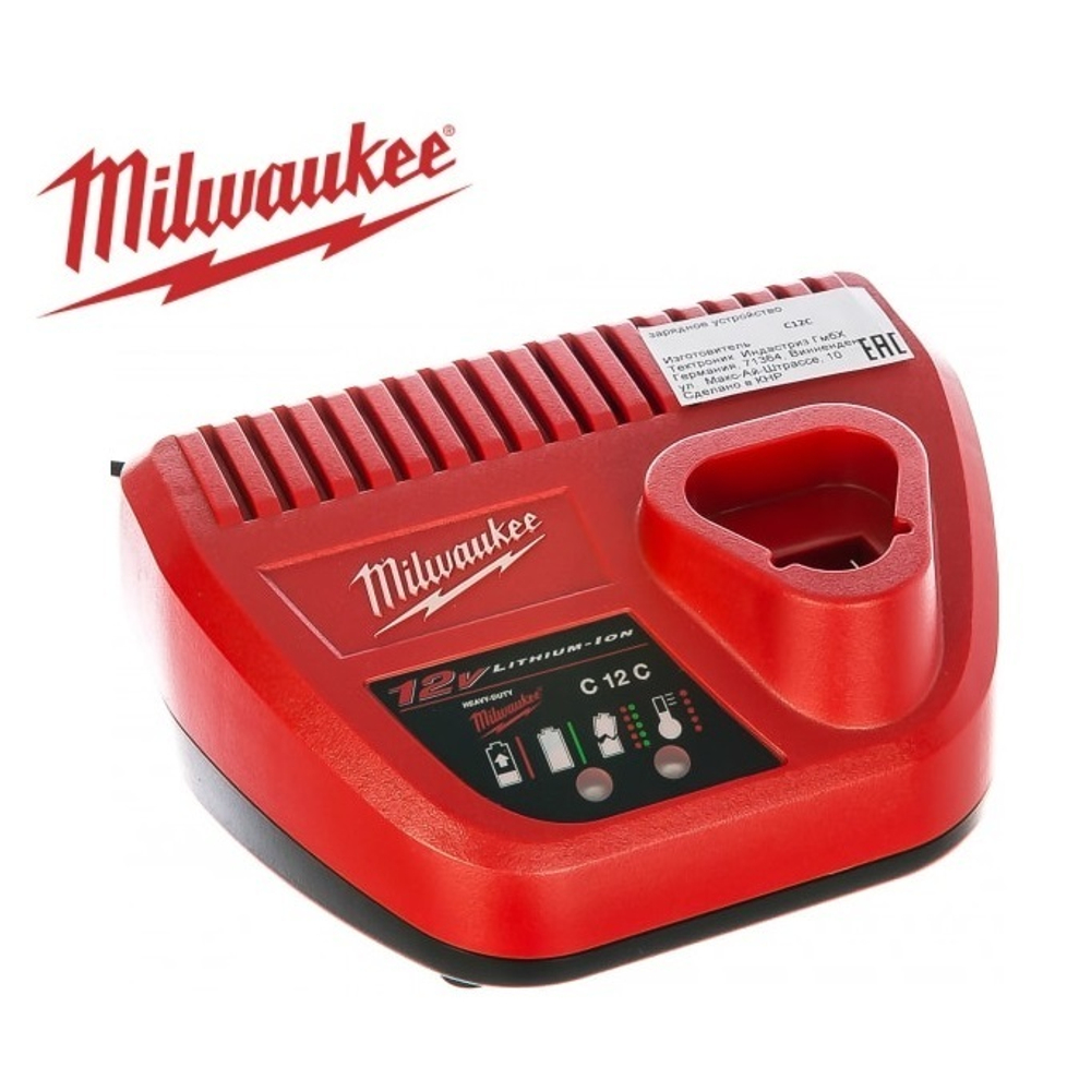 ХИТ! Зарядное устройство М12 MILWAUKEE C12 C 4932352000