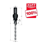 ХИТ! Сверло с зенкером под конфирмат (евровинт) SP 10,6 x 87 Z1 S 9 RH CMT 515.042.31