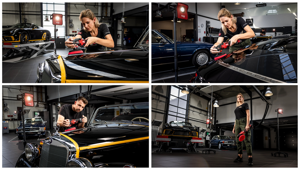 Новинка! Полировальная машина аккумуляторная ротационная FLEX PE 150 18-EC Set Диск 150 мм, Два Аккумулятор AP 18/5.0, Зарядное устройство 533019