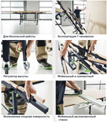 Раскроечный стол - верстак на колесах STM 1800 FESTOOL 205183