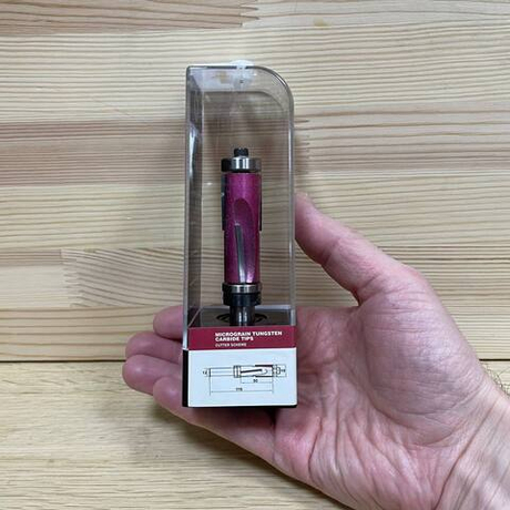 ХИТ! Фреза обгонная двунаправленный рез верхний и нижний подшипник Z 2 D 19 x 50 x L 110 S 12 PROCUT 151202CP