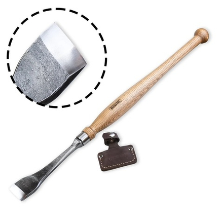 Стамеска плотницкая полукруглая ВЗ, модель Тотьма 70 мм ПЕТРОГРАДЪ М00013317