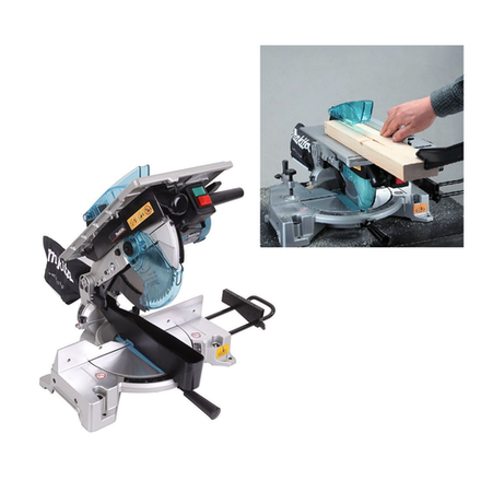 Комбинированная торцовочная пила Makita 1,65 кВт, диск 260/30 мм, глубина пропила 90° 93 мм, 2 в 1 торцовка и распиловочный станок LH1040