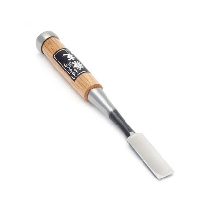 Новинка! Стамеска японская двухслойная, сталь Shirogami A 6 9 мм Oire М00012237