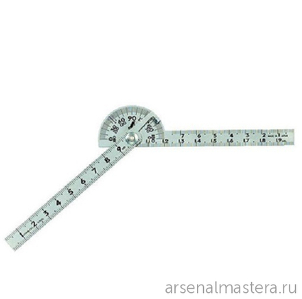 Угломер Shinwa D 40 х 100 х 100 мм c двумя линейками Sh 62995 М00003443
