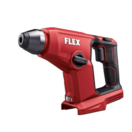 Новинка! Легкий аккумуляторный перфоратор FLEX FHE 1-16 18.0-EC TC 2.5/set два аккумулятора и зарядное устройство в кейсе 531312