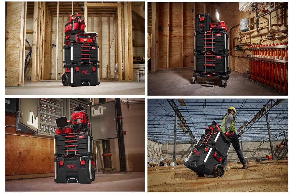 Новинка! Ящик с 4 - мя выдвижными отсеками PACKOUT DRAWER BOX Milwaukee 4932493189