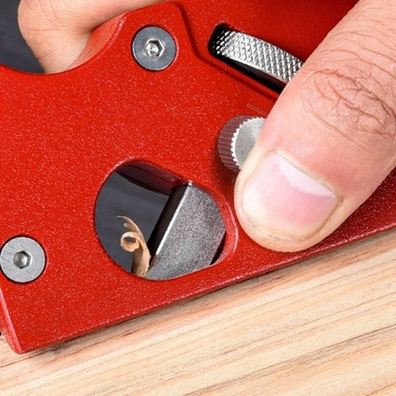 ХИТ! Фасочный рубанок с прямым и радиусным ножами с 2 пузырьковыми уровнями Woodwork ETT-003