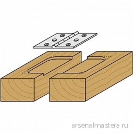 Фреза пазовая (Петли) (бреющий угол) S12 D 31,7 x 12,7 CMT 901.817.11