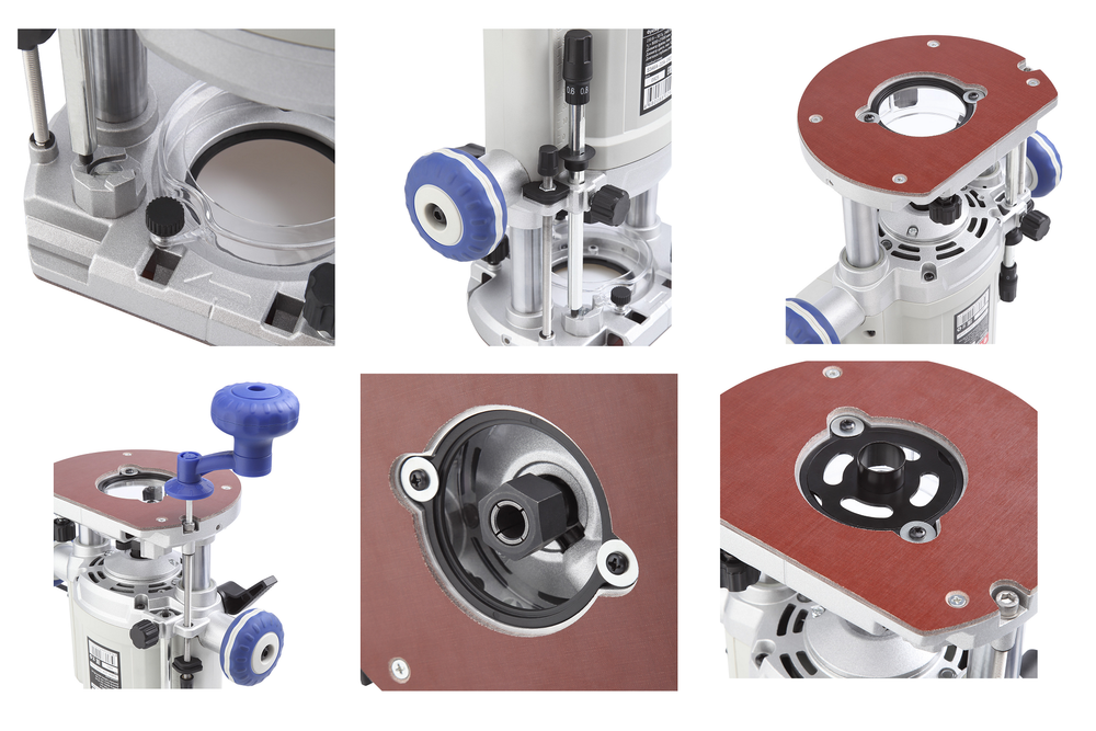 Новинка! Фрезер ручной погружной сетевой BELMASH MRU-2400P 220В 2,4 кВт, для обработки древесины и древесных композитов: МДФ, ДСП, OSB, фанера, ламинированные плиты S346A