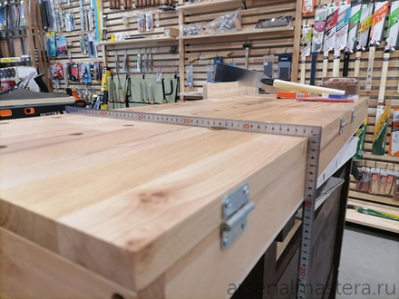 ХИТ! Угольник столярный плоский Shinwa фигурный профиль 500 х 250 мм отсчёт нижней шкалы - от наружнего угла 10640 М00013220