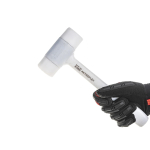 Новинка! Молоток с ручкой ANTIREFLEX, белый боек  l 310 мм, 624 гр NAREX 875153