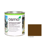 Новинка! Непрозрачная краска для наружных работ Osmo Landhausfarbe 2606 коричневая 0,22 л 11400044_2