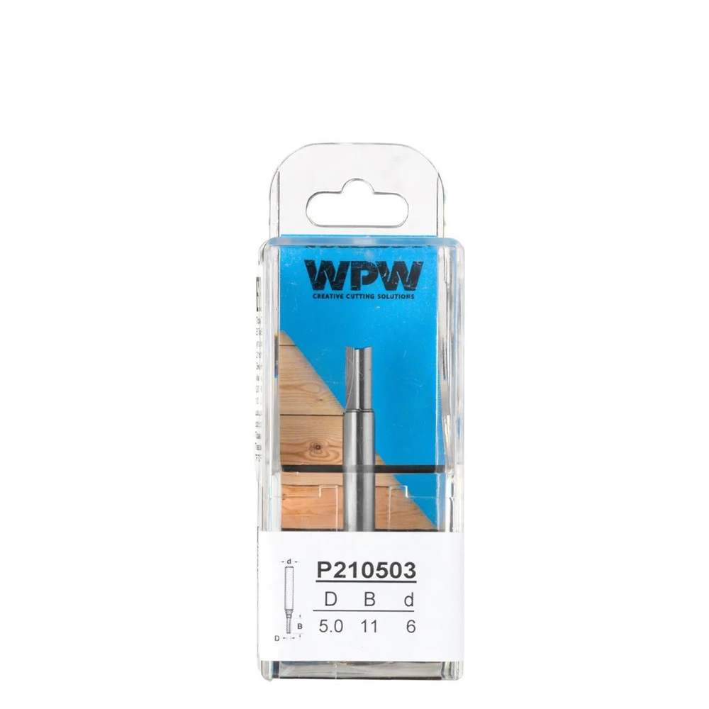 Новинка! Фреза пазовая монолитный резец D 5 B 11 хвостовик 6 WPW P210503