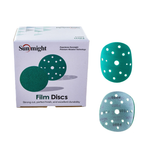 Шлифовальные круги комплект 100 шт FILM L312T 150 мм на липучке 15 отверстий зелёные P 800 SUNMIGHT 53019-100