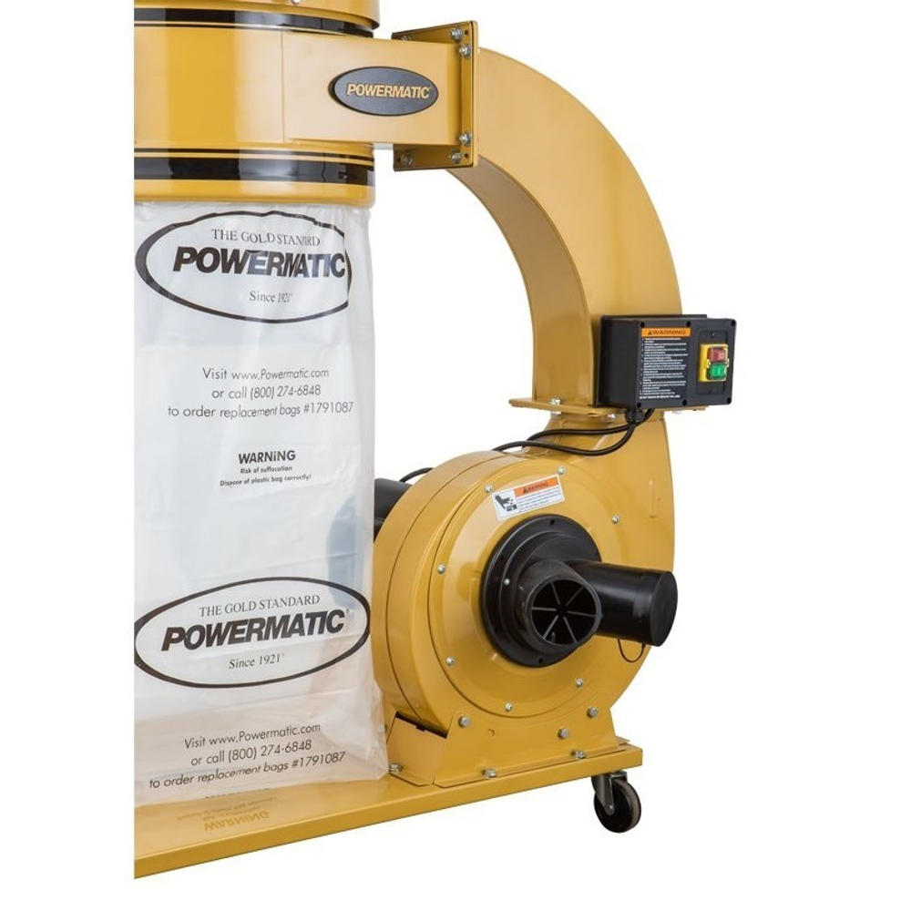 ХИТ! Пылесос (стружкоотсос) с фильтром Powermatic PM1300CK-M объем бака 150 л 1762м3 / час 230В 1791079K-RU