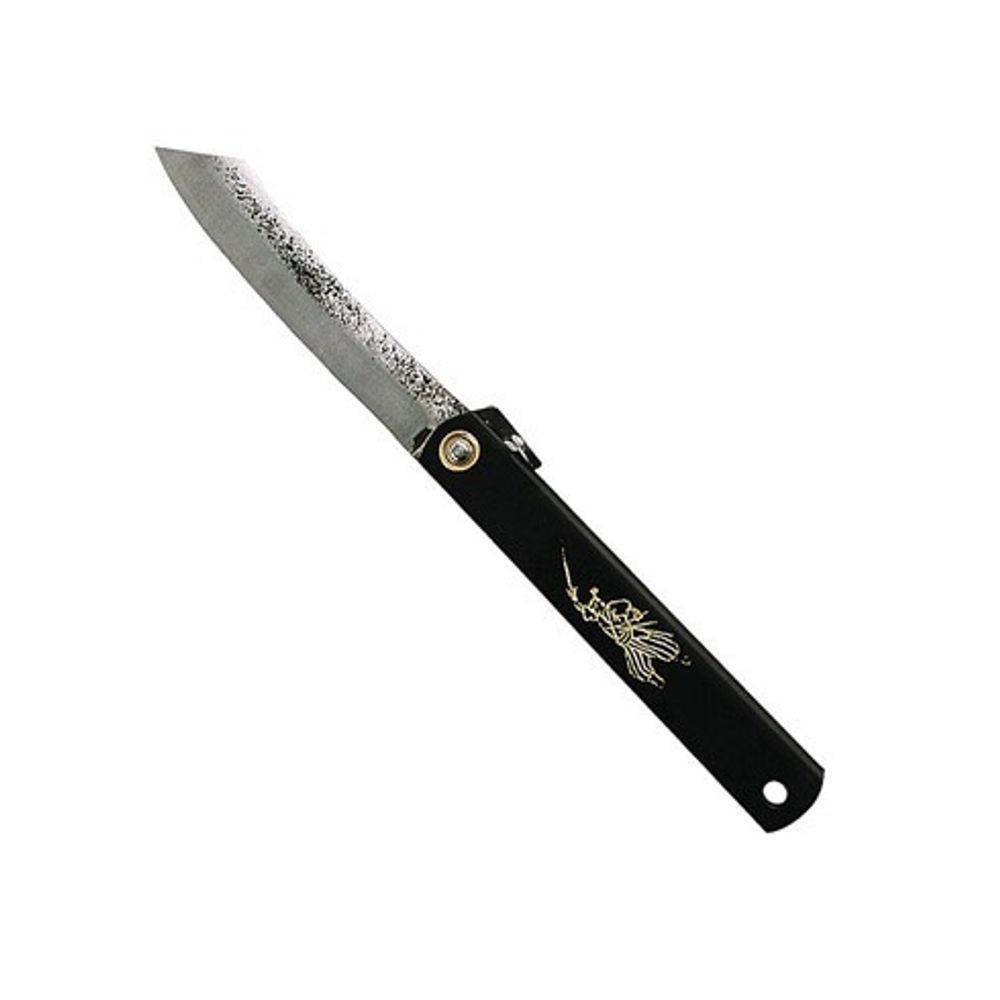 Новинка! Нож японский складной Higonokami Kuro 175 / 75 мм, чёрная рукоять MT BHT-L / Di 719074 Miki Tool М00002425