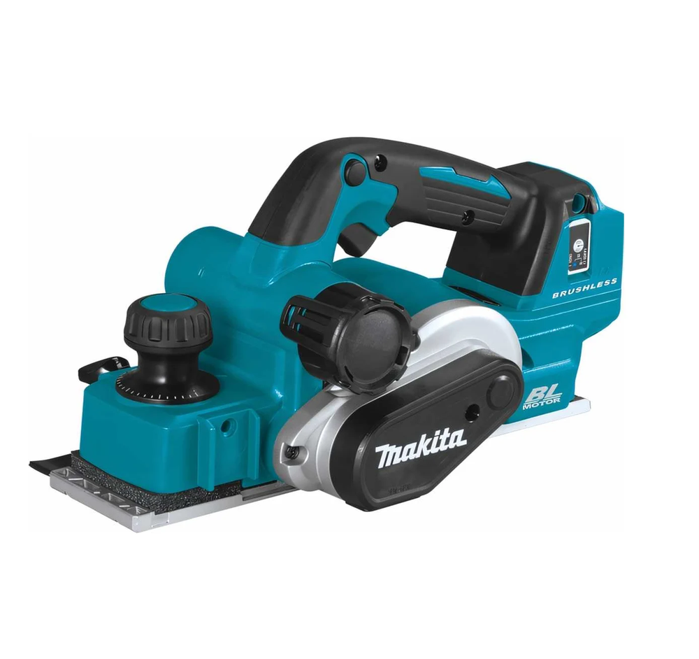 Новинка! Аккумуляторный рубанок Makita LXT 18 В, ширина обработки 82 мм, глубина 3 мм, Мах глубина выборки четверти 25 мм DKP181Z