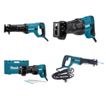 Новинка! Сабельная пила профессиональная Makita 220В 1,2 кВт, для пиления древесины, пластика и черных металлов, в кейсе JR3051TK