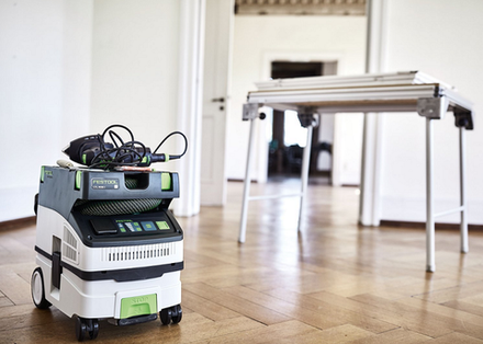 УСПЕЙТЕ КУПИТЬ ХИТ! Пылеудаляющий аппарат FESTOOL CTL MINI I CLEANTEC (гладкий антистатический шланг CT 27/32 x 3,5 м, Bluetooth) 578311 574840