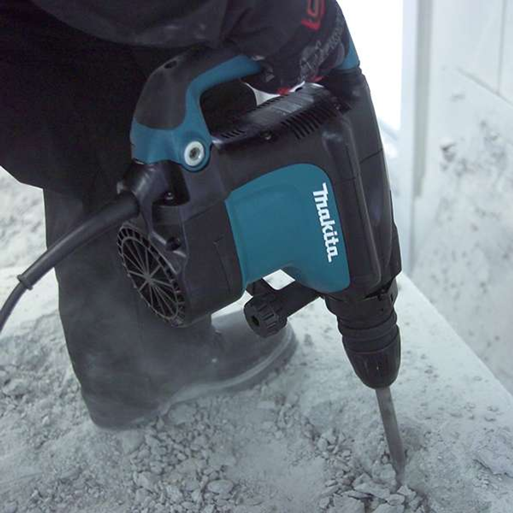 Новинка! Перфоратор сетевой мощный Makita SDS-Max HR 4511 C 1,35 кВт Два режима работы: сверление и сверление с долблением, в кейсе HR4511C