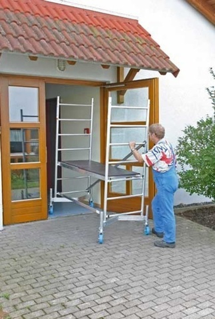 ВМЕСТЕ ДЕШЕВЛЕ СУПЕР ХИТ! Комплект: Вышка-тура Krause Climtec база 710116 + 1ая надстройка 710130 + 2ая надстройка 710154 N020-3AM