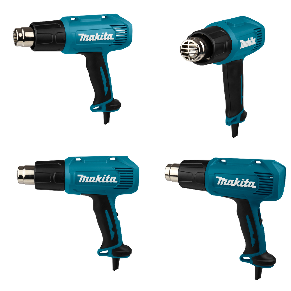 Новинка! Строительный фен Термопистолет сетевой Makita 1,6 кВт, 2 настройки температуры 350/500 °С и 2 скорости воздушного потока 300/500 л/мин в кейсе HG5030K