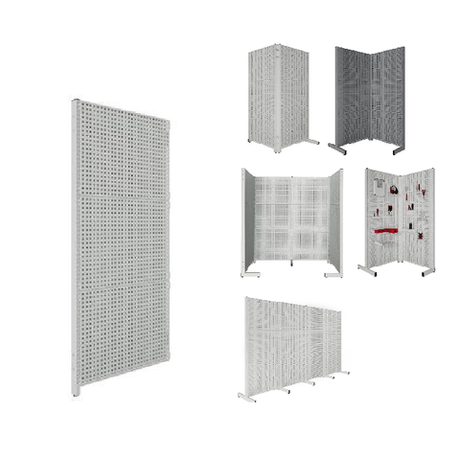 Новинка! Модуль перфорированный с I-стойкой системы МСР Gresson 805 х 30 х 1850 мм МПИ-1850И