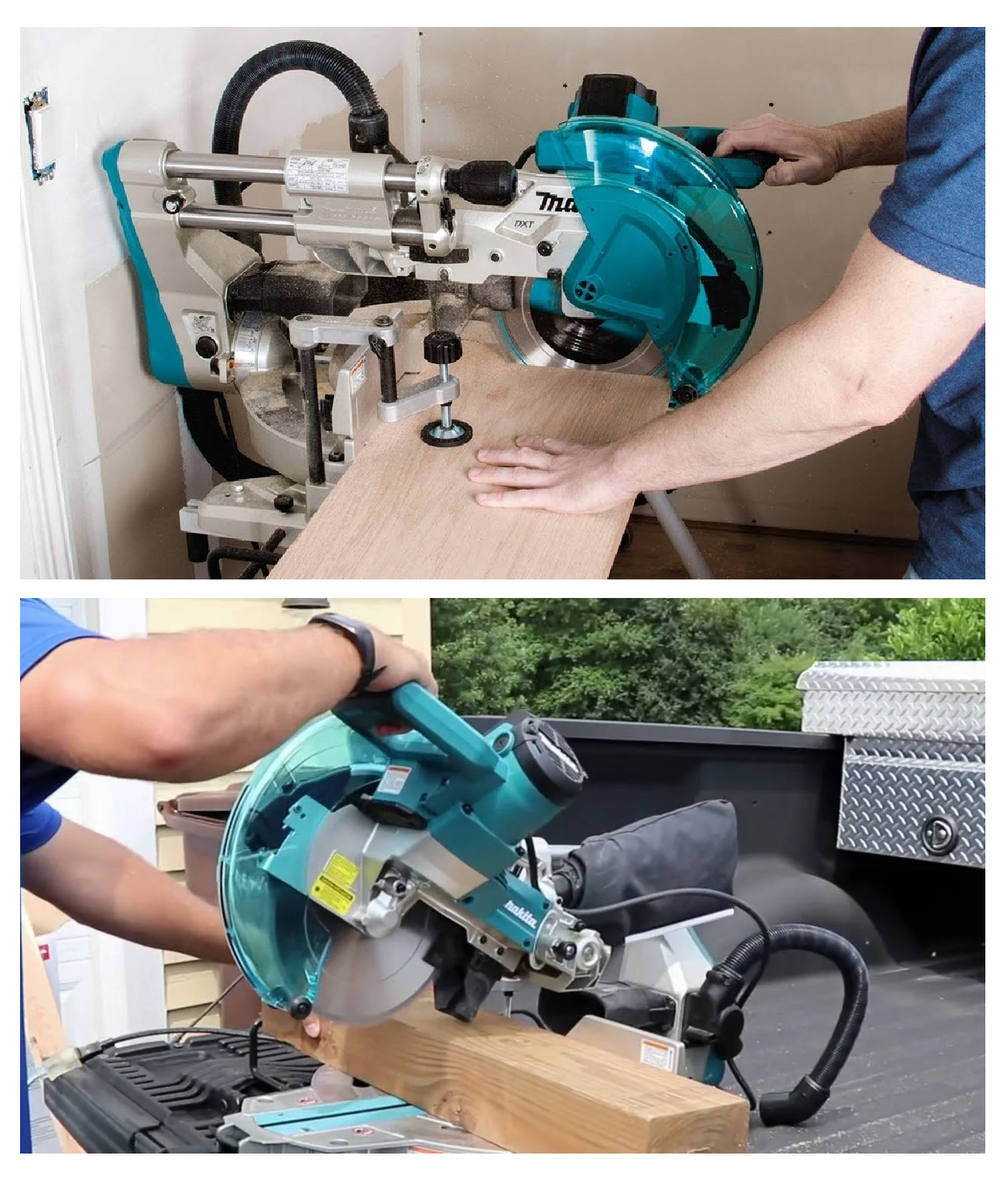 Новинка! Торцовочная пила Makita 1,51 кВт, диск 260/30 мм с протяжкой и лазером, Глубина пропила 90/45 град 91 мм, Ширина пропила 90 и 45 град.279/197 и 91/91 мм LS1019L