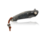 Новинка! Нож японский складной Tojiro Hatamoto, дамасская сталь VG-10 76 слоя, 1000 грит, рукоять дерево, клинок 84 мм HFK-2434