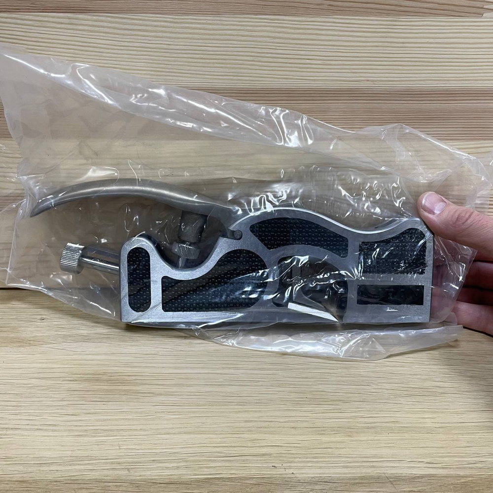 Новинка! Рубанок - зензубель Luban 255 мм лезвие 25 мм нержавеющая сталь М00022437