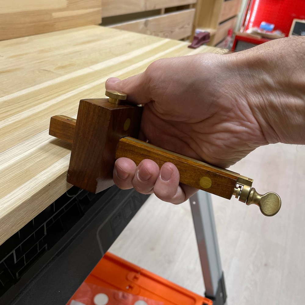 Новинка! Рейсмус столярный с двумя иглами Adjustable Mortice Marking Gauge 6'' 150 мм GARVIN SWW-9001