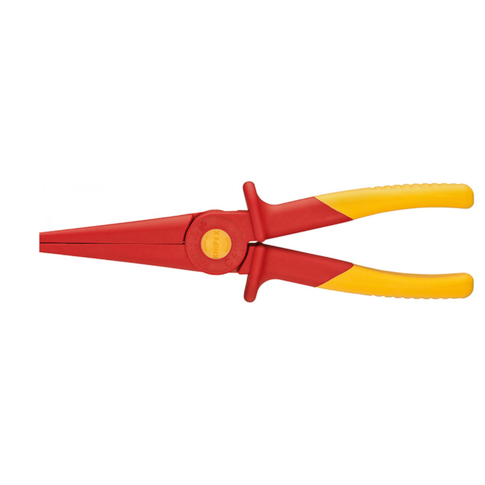 Новинка! Длинногубцы плоские KNIPEX VDE из армированного фиберглассом пластика 220 мм, диэлектрические. Пластиковые ПАССАТИЖИ KN-986202