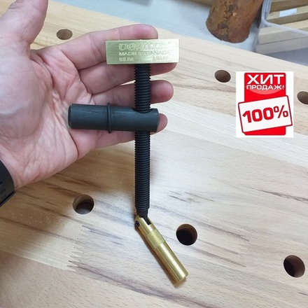 ХИТ! Упор верстачный Wonder Pup с поджимом 120 мм штырь D19 х 70 мм 05g10.02 Veritas М00003505