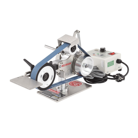 Новинка! Станок шлифовальный ленточный BELMASH BGM-301VS 220В 0,6 кВт, для радиусной шлифовки, выборки в древесине, обработки торцов, фасонных элементов, шлифовки и заточки инструмента S350A