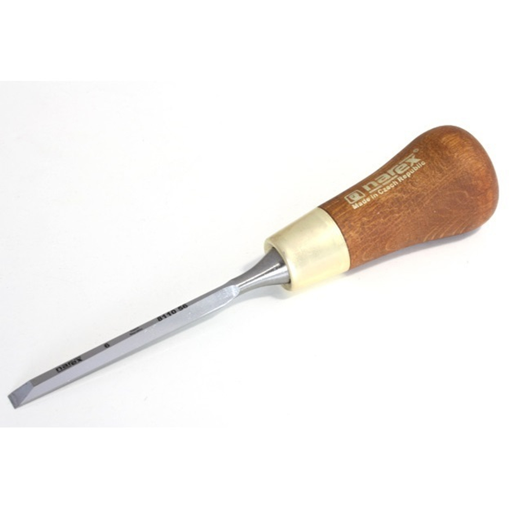 ХИТ! Стамеска зачистная короткая с ручкой 6 мм WOOD LINE PLUS Narex 811056
