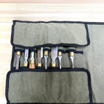 СУПЕР ХИТ! Набор стамесок 8 штук серия Волга 6, 8, 10, 12, 16, 20, 26, 30 мм в сумке - скрутке ПЕТРОГРАДЪ М00022895