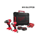 ВМЕСТЕ ВЫГОДНО ХИТ! КОМПЛЕКТ аккумуляторный M18 BLCPP2B-402C Дрель - шуруповерт BLDDRC-0C, Винтовёрт BLIDRC-0, 2 шт Аккумулятор B4 4.0 Ач , Зарядное устройство M12-18C в кейсе MILWAUKEE 4933492836