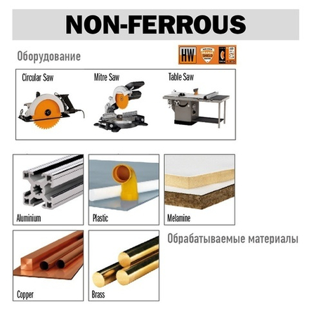 Диск пильный 315 x 30 x 3,2 / 2,5 - 6 градус TCG Z 96 для цветных металлов и PVC CMT 297.096.23M