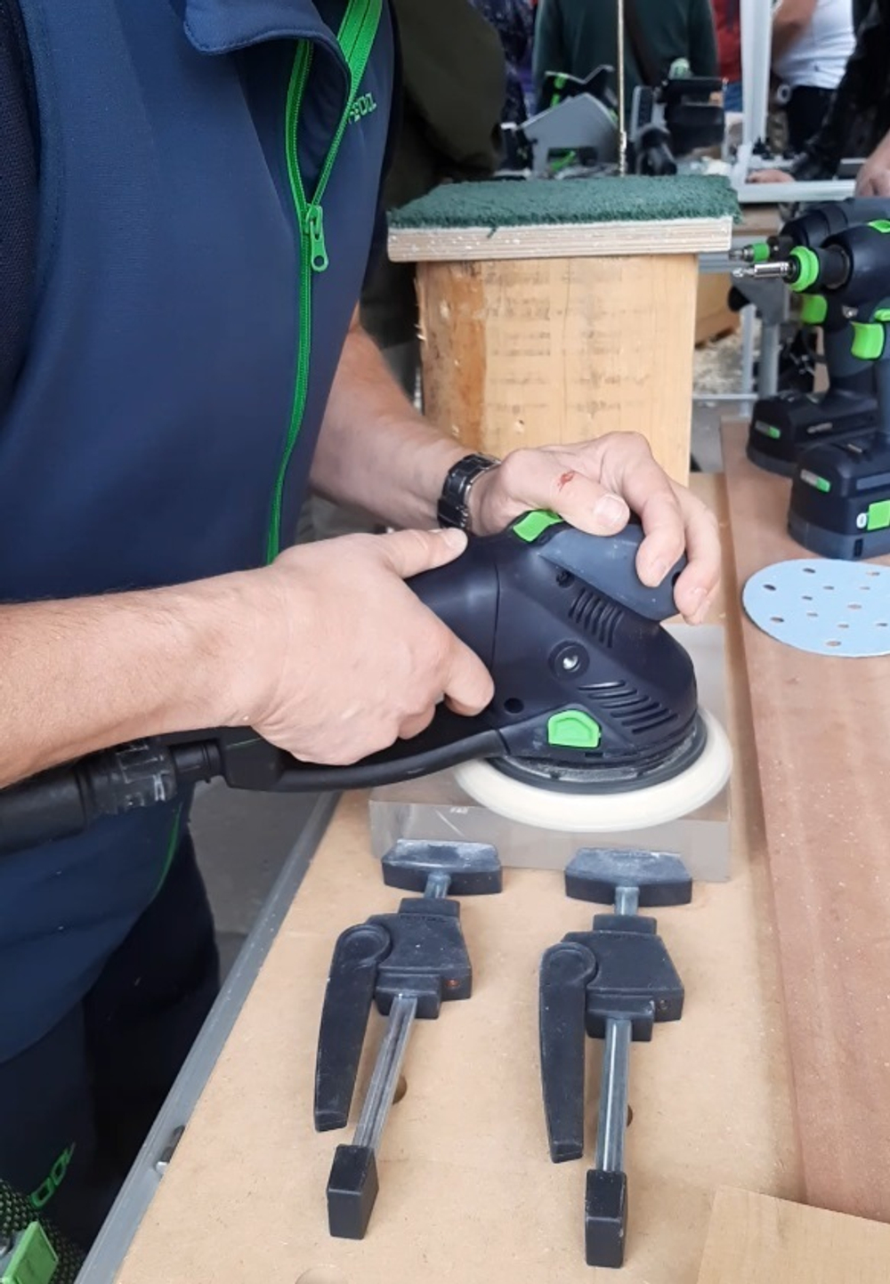 ХИТ! Эксцентриковая шлифовальная машинка с редуктором FESTOOL ROTEX RO 150 FEQ-Plus для грубого, тонкого шлифования и полирования в систейнере Systainer SYS3 M 237 576017