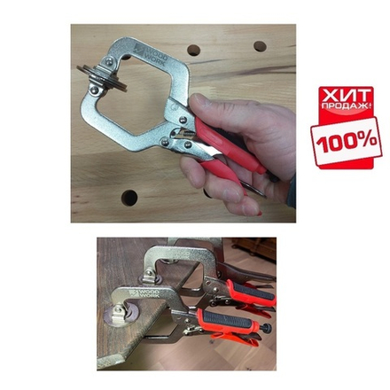 ХИТ! Клещи С-образные / струбцина 150 мм Woodwork HLC-6