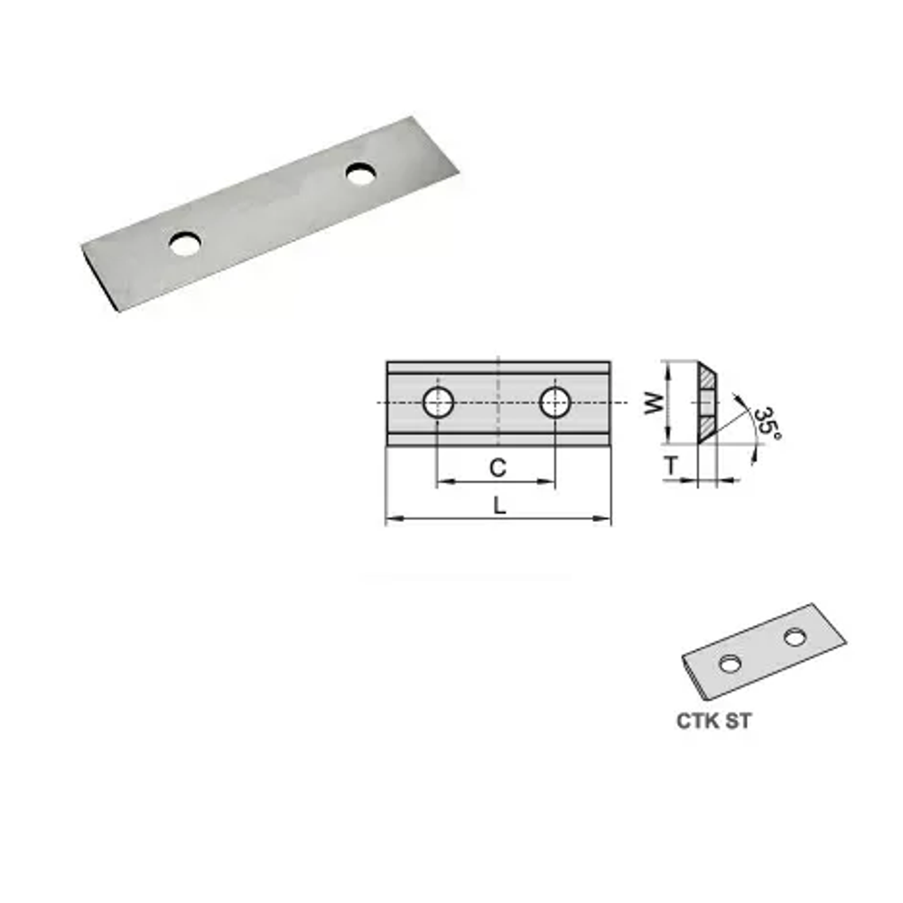 Новинка! Комплект ножей 10 шт. CERATIZIT HM 30,0 x 12,0 x 1,5 KCR08 для вала helical 80358833-10