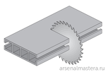АКЦИЯ СЕНТЯБРЬ -20! Диск пильный 250 x 30 x 3,2 / 2,5 -6° TCG Z=80 по цветным металлам и ламинированным панелям CMT 297.080.10M