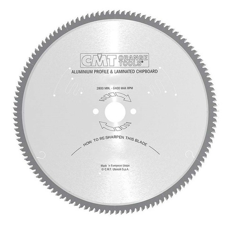Диск пильный 400 x 30 x 3,8 / 3,2 - 6 гр TCG Z 120 для цветных металлов и PVC CMT 297.120.16M