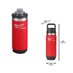 Новинка! Термос красный MILWAUKEE PACKOUT CHUG LID 710 мл 4932493465